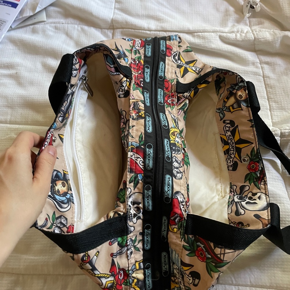Lesportsac Sailor Jerry tattoo print shoulder bag